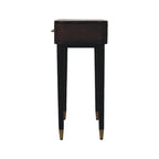Solid Wood Belmont Console Table,Brown,2-Drawers.