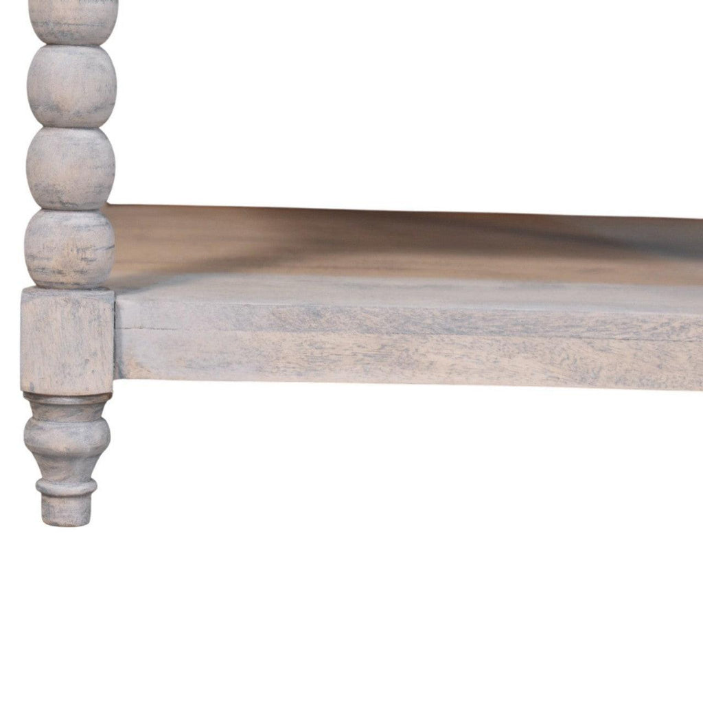Wood Coffee Table - Solid Wood Barclay Acid Wash Design.