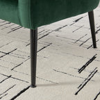 Modern Upholstered Velvet Loveseat Settee with Pillows, Comfy 2-Seater Mini Sofa for Small Spaces, Metal Legs, Green