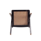 Hamlet Wood Armchair in Black and Natural.