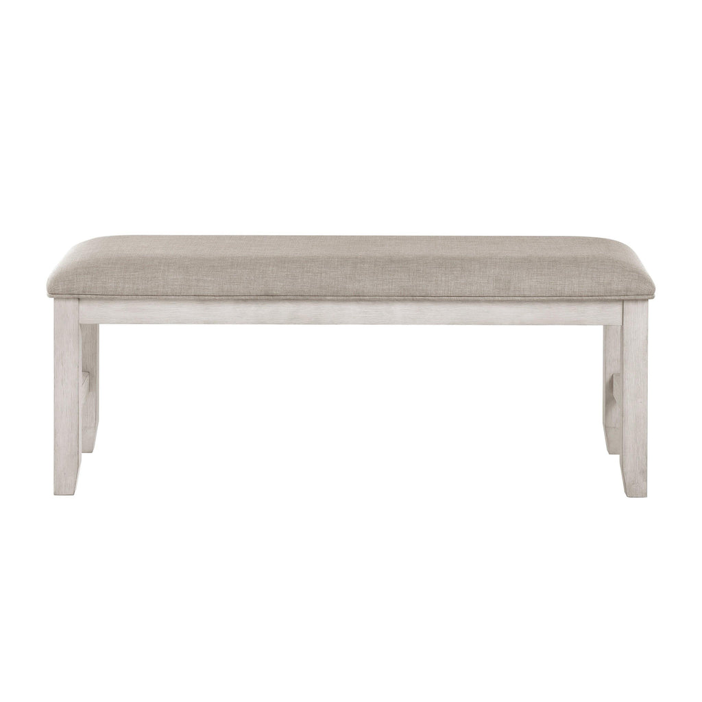 Modern Farmhouse Dining Set - Table, Bench, 4 Chairs.