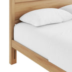 Maddox Modern Wood King Panel Bed - A Stylish Choice.