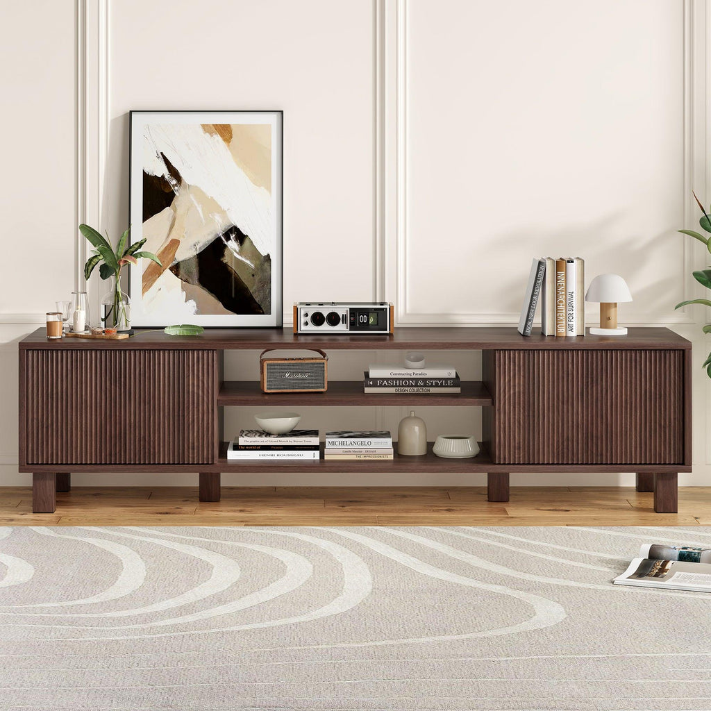 Modern TV Stand for 70 Inch TVs - Stylish Storage Center.