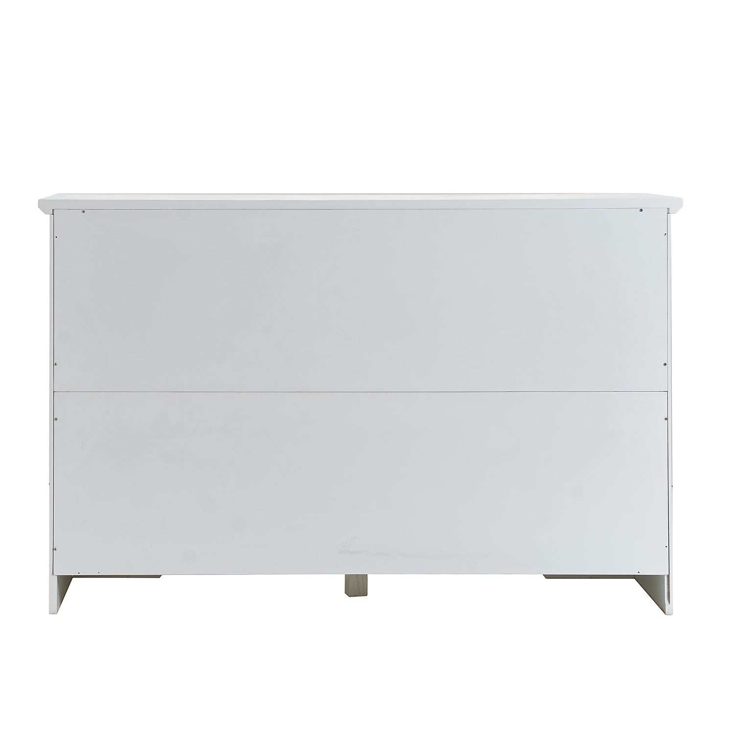 Sideboard Buffet Cabinet, 51' Large Kitchen Storage Cabinet with Drawers, Doors and Adjustable Shelves, Farmhouse Wooden Coffee Bar for Kitchen, White