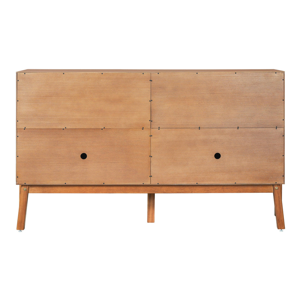 Acacia Wood Sideboard Cabinet for Dining or Living Room.