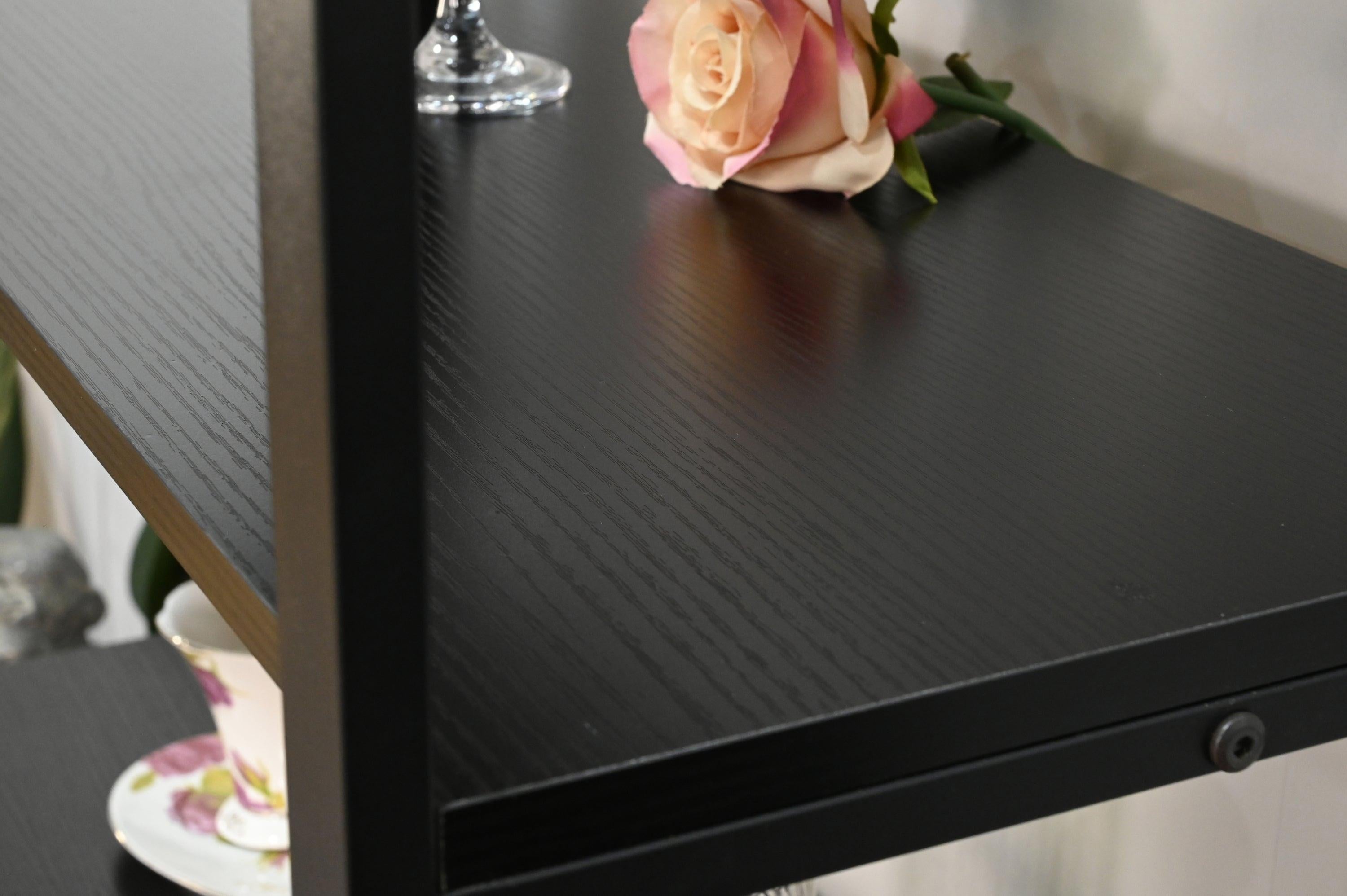 Rattan Cabinet Storage Bookshelf - Dual-Function Display Shelf.