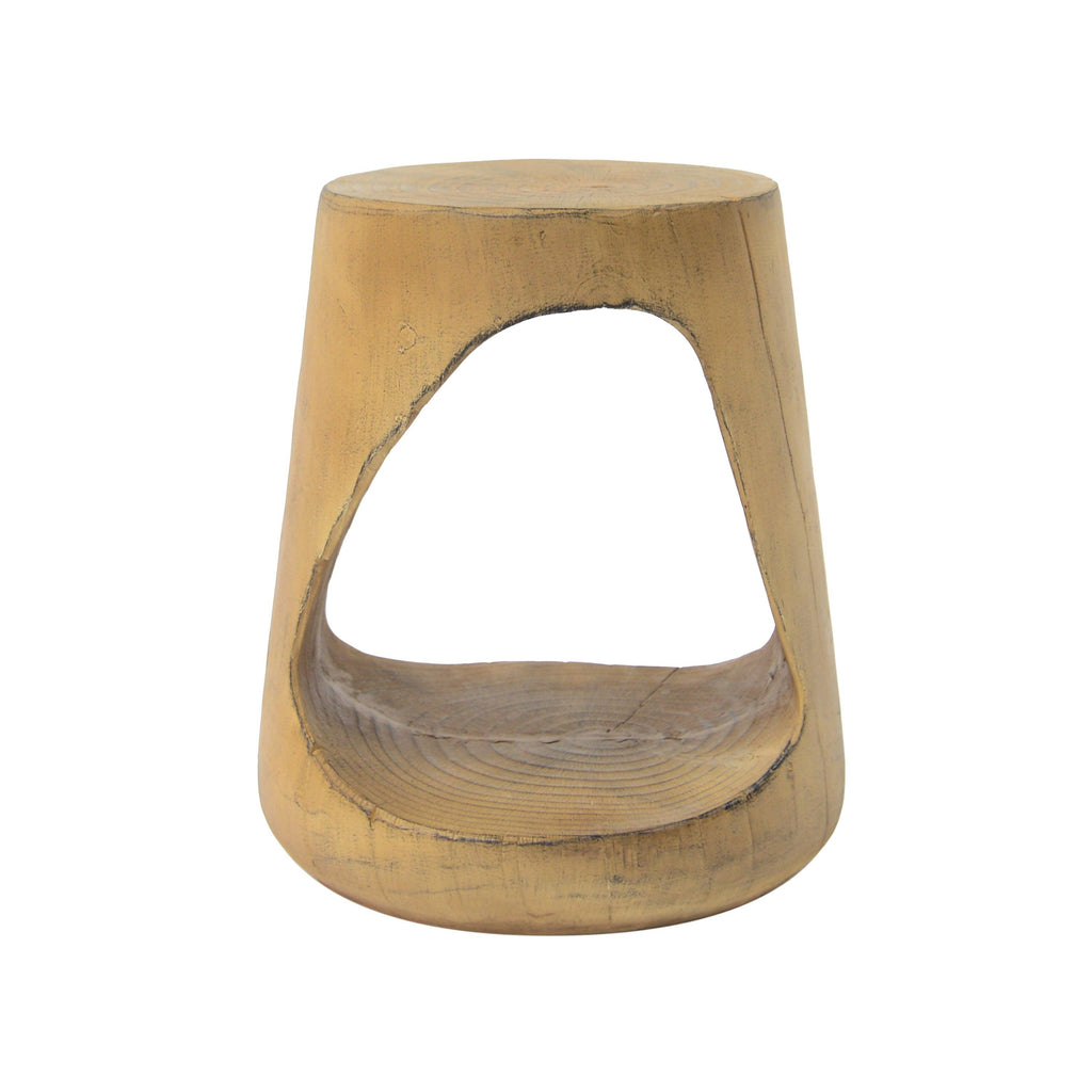 MGO Side Table - Unique Wood Texture.