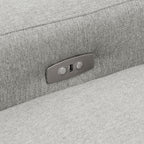 Hollander Grey 5-Piece Modular Power Reclining Sectional.