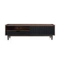 Duane 59' Fluted TV Stand in Black