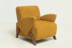 Turmeric Velvet Accent Chair with Birch Legs - 28.15 Inch Width