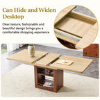 Expandable Dining Table with Storage - 59 to 71 inches.