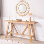 Farmhouse A-Frame Console Table - 58.5" Wide.