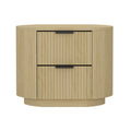 Olivia 27' Nightstand in Natural Oak (2-Drawer)
