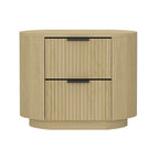 Olivia 27' Nightstand in Natural Oak (2-Drawer)