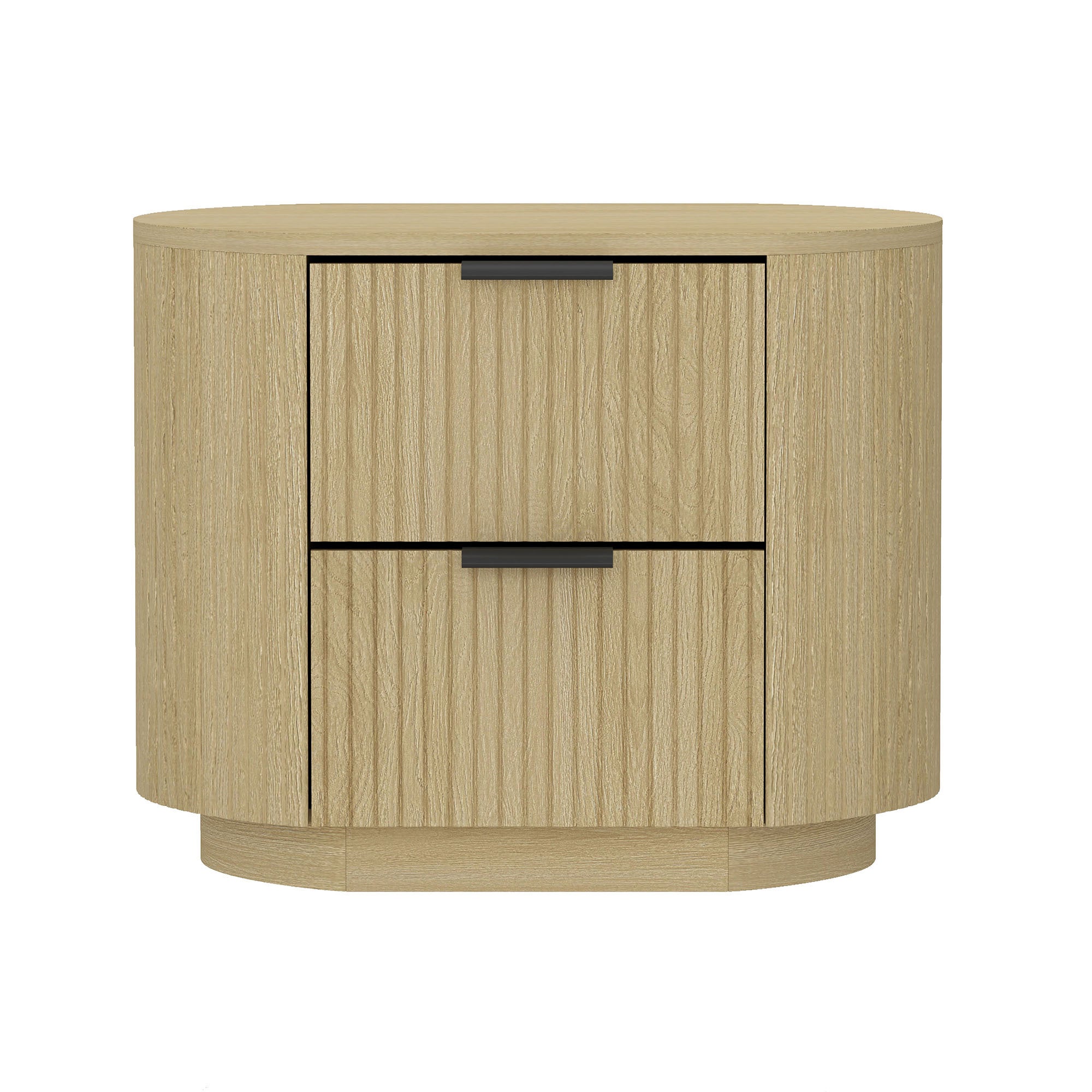 Olivia 27' Nightstand in Natural Oak (2-Drawer)