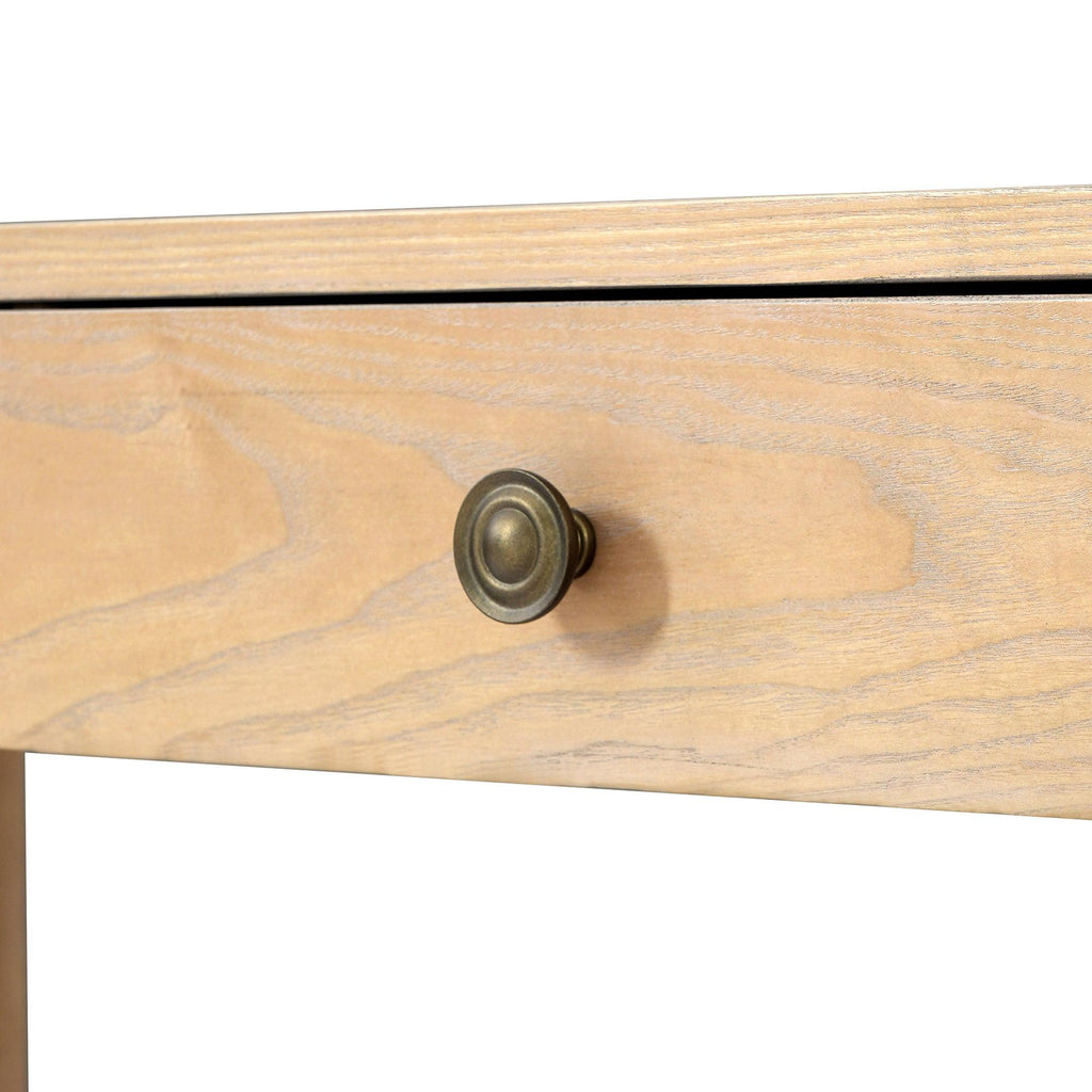 TREXM Rustic Console Table with Drawers for Entryway & Living Room.