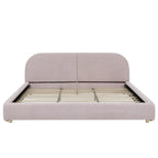 King Size Upholstered Bed Frame - Modern Minimalist Design.