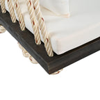 TOPMAX Wooden Swing Chair for Garden and Patio.