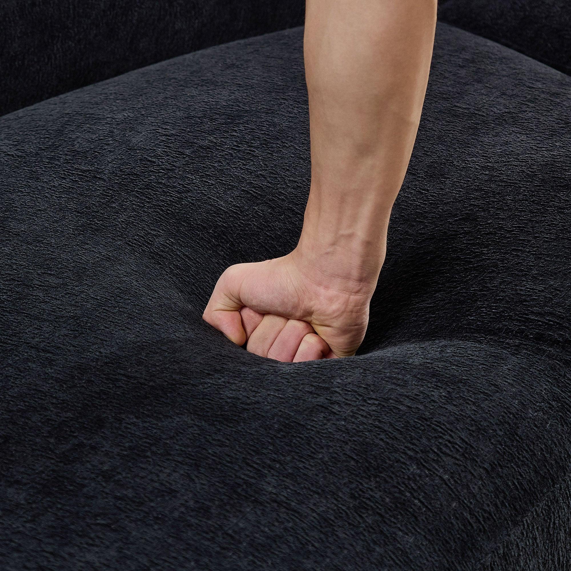 Modern Curved Sofa with Love Heart Design for Living Room.