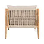 Acacia Wood Outdoor Leisure Chair - Comfortable Patio Seating.
