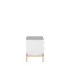 Jasper 25' Nightstand in White (2-Drawer)