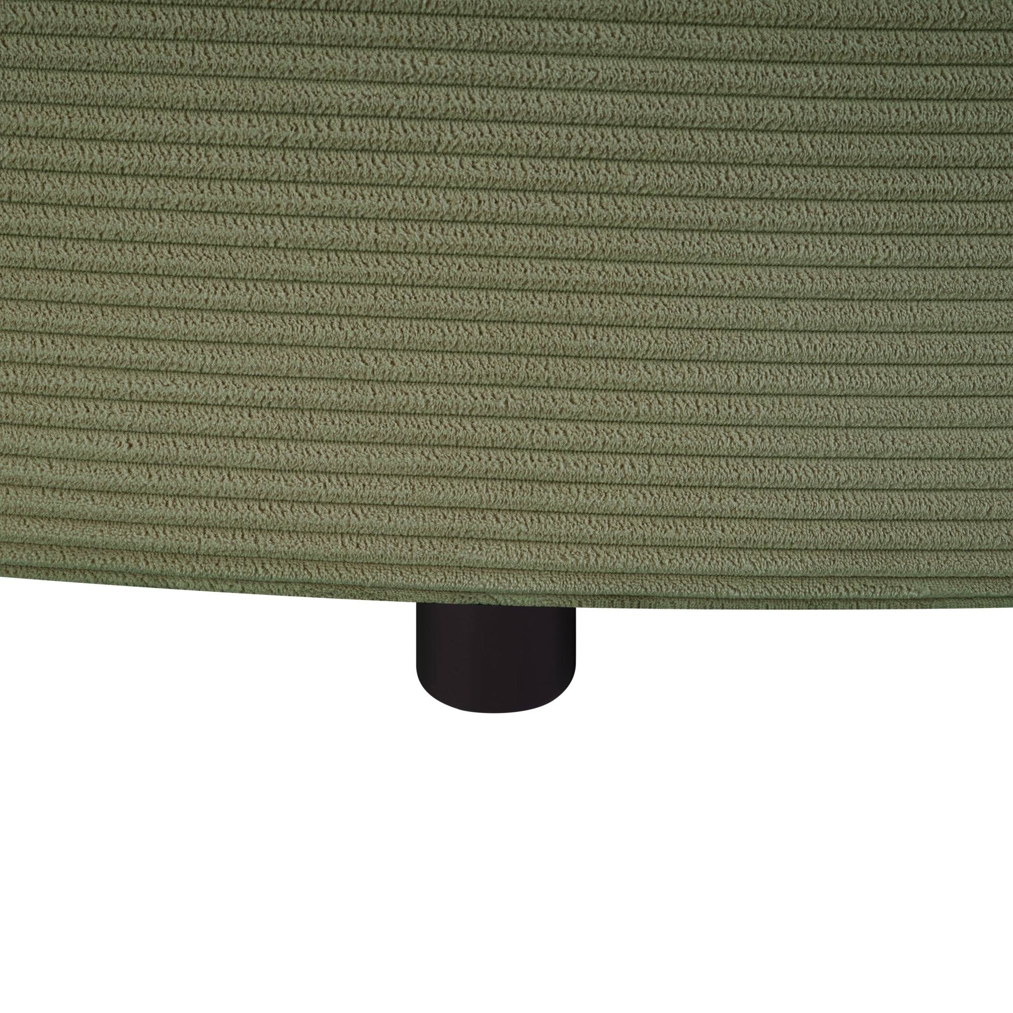 Green Oversized Double Chaise Lounge Sofa with Upholstered Corduroy Fabric, Deep Seat, USB Ports, and Removable Pillows – 102.3'