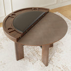 Gorman Dining Game Table with Walnut Finish.