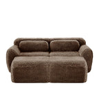 Modular Plush Sectional Sofa - Anti-Slip, No Assembly.