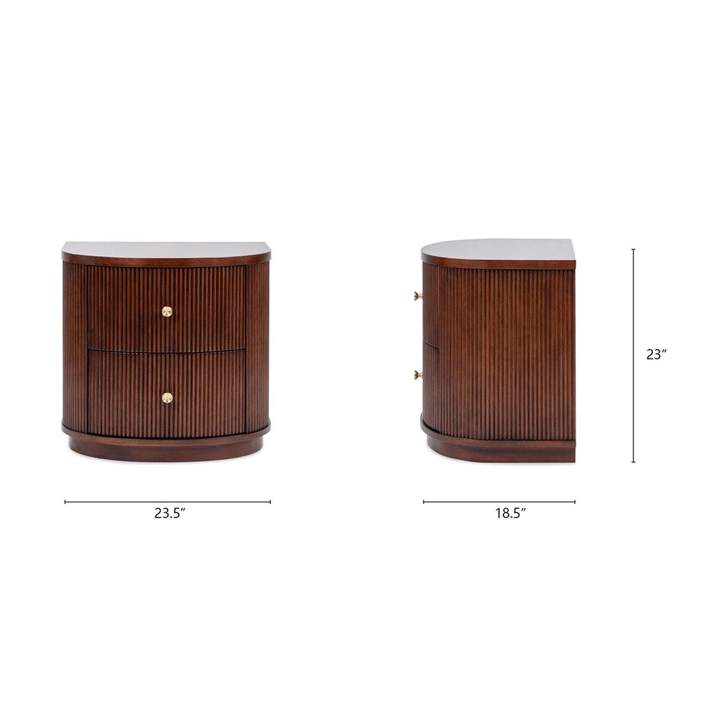 Valentine 24' Beech Wood Storage Side Table.