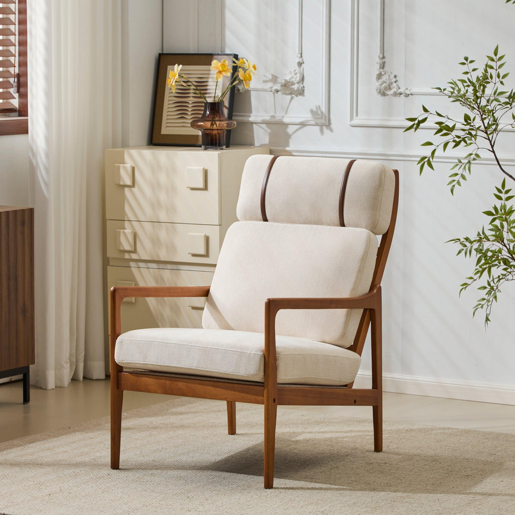 Mid Century Modern Accent Armchair for Living Room.