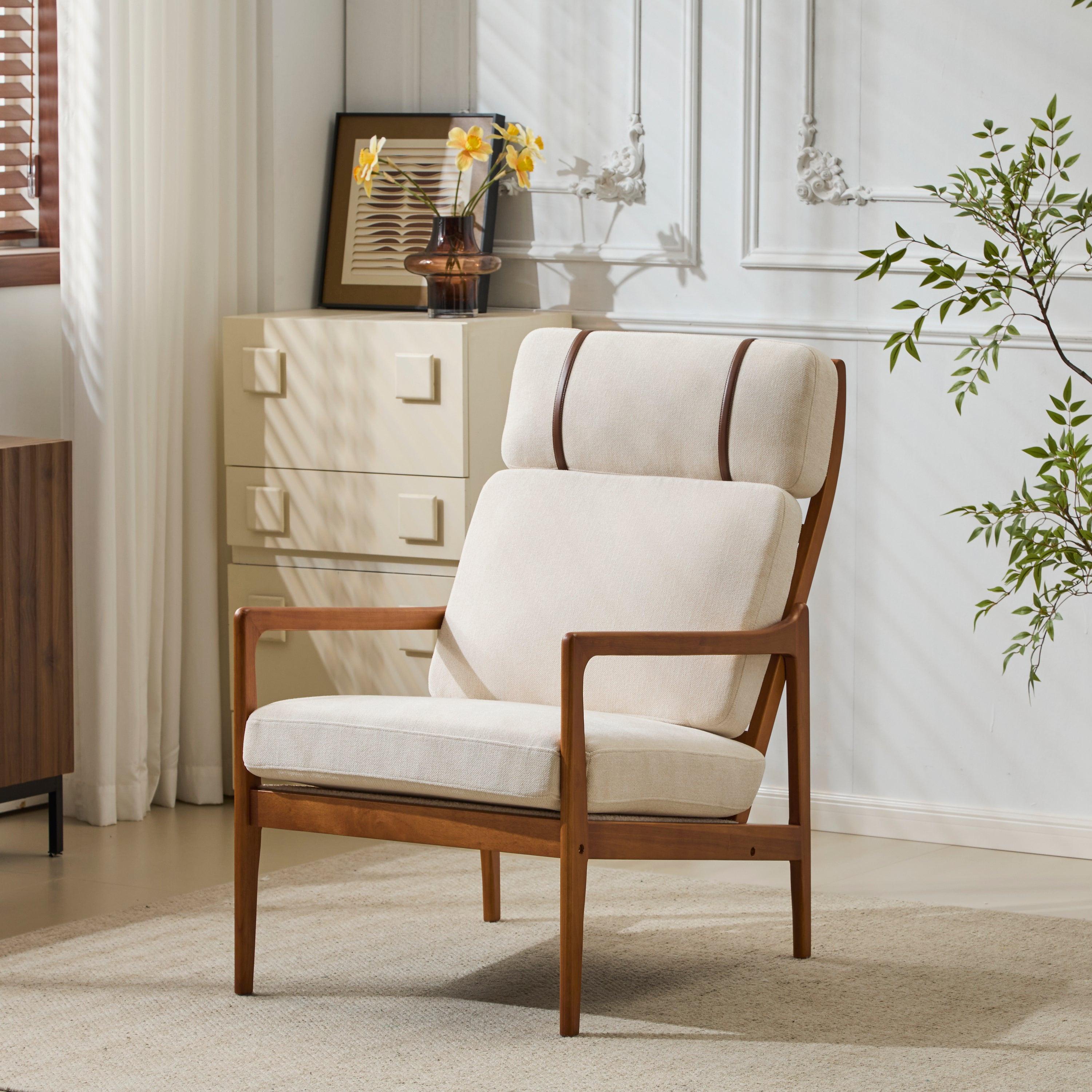 Mid Century Modern Accent Armchair for Living Room.