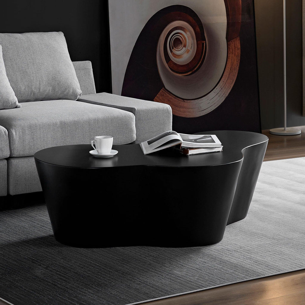 50 Inch Unique Shape Coffee Table for Living Room.
