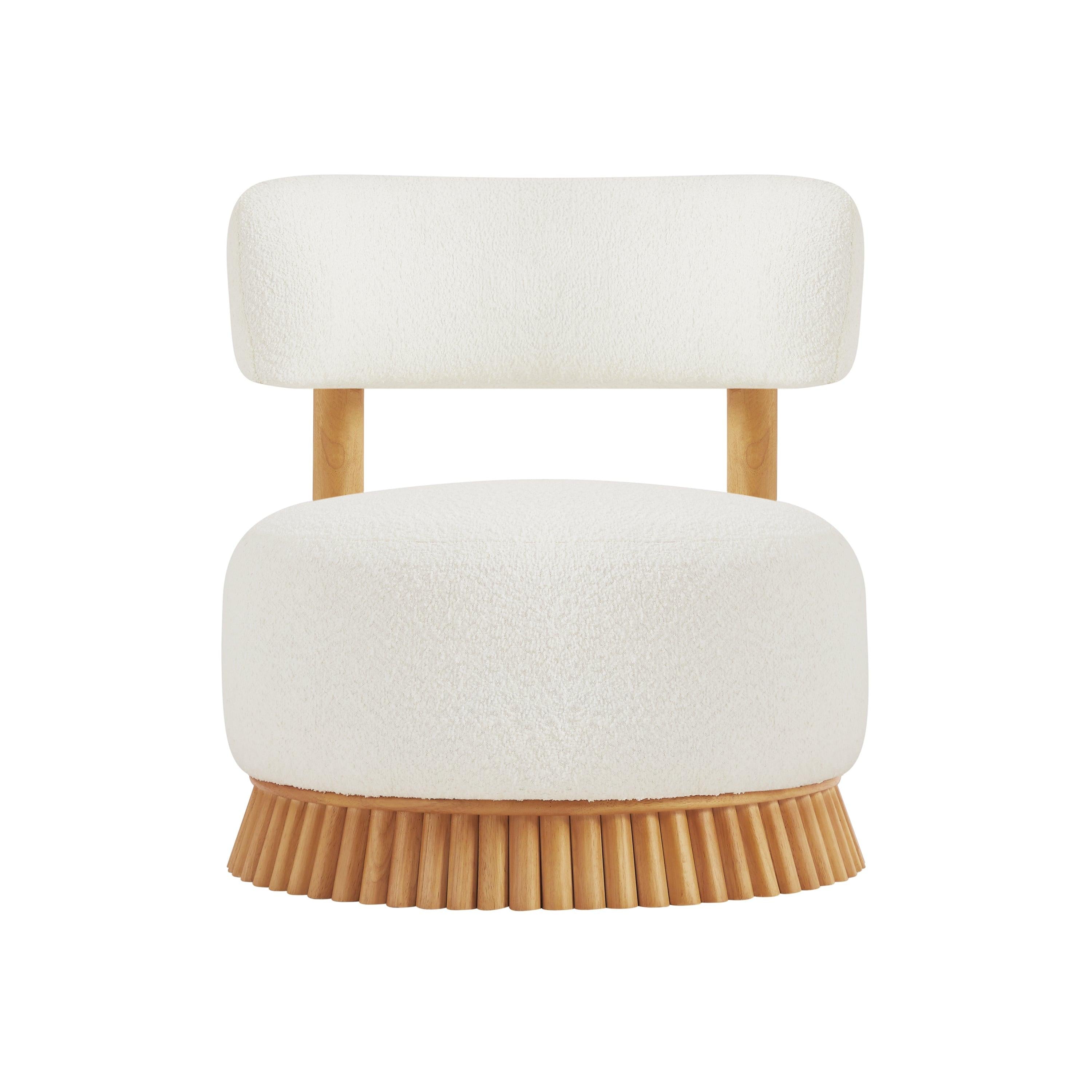 Modern Farmhouse Armless Chair for Living Room and Bedroom.