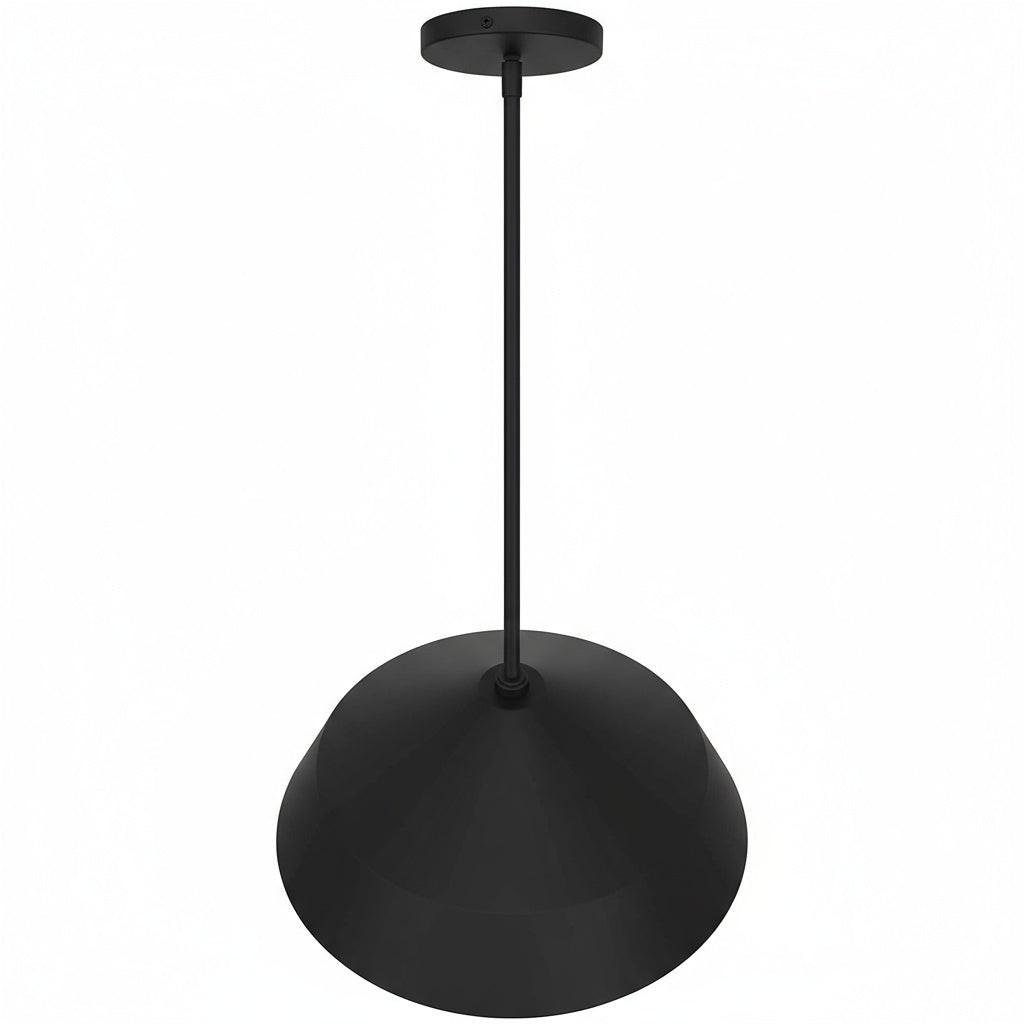 14 inch Diameter Integrated LED Black Pendant.