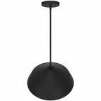 14 inch Diameter Integrated LED Black Pendant.
