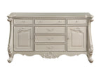 Bently 71-Inch Champagne Synthetic Wood Dresser with 6 Storage Drawers
