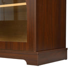 3-Piece Retro TV Stand Set with Bookshelf for TVs.