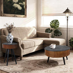 15.7-inch Round Side Table for Compact Spaces.