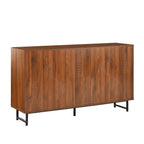 Walnut Mid-Century Modern Sideboard Buffet Cabinet.