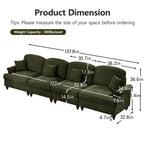Mid Century 4 Seater Sofa with Flared Arms and Skirts.