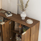 Wood Buffet Cabinet with Storage for Modern Interiors.