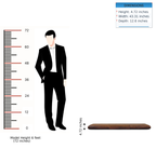 Artisan Solid Wood Wall-Mounted Console for Modern Use.