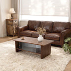 47-inch modern minimalist coffee table with storage.