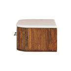Solid Wood Wall-Mounted Bedside Table - Beaumont Design.