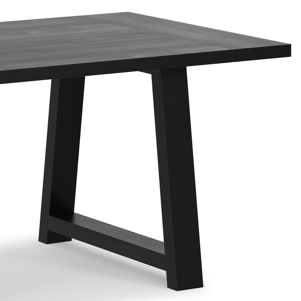 Whitley Black Wooden Dining Table.