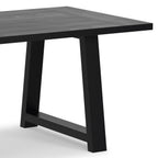 Whitley Black Wooden Dining Table.