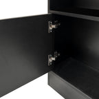 70.87' Tall Bookshelf with 10 Cubes and Cabinet.