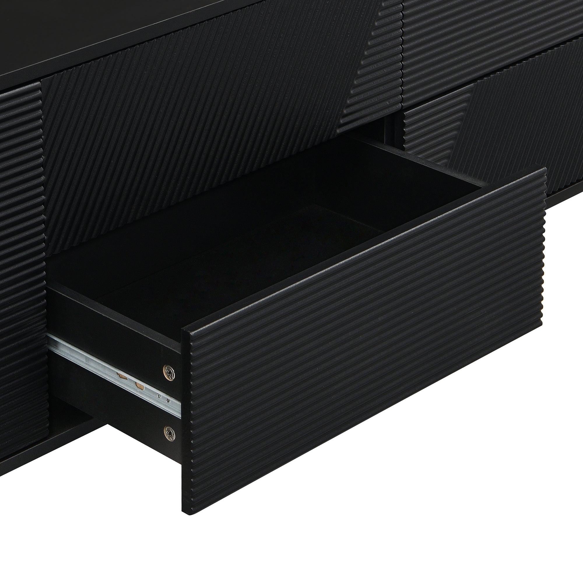 Modern TV Stand for TVs up to 75 Inches with Storage.