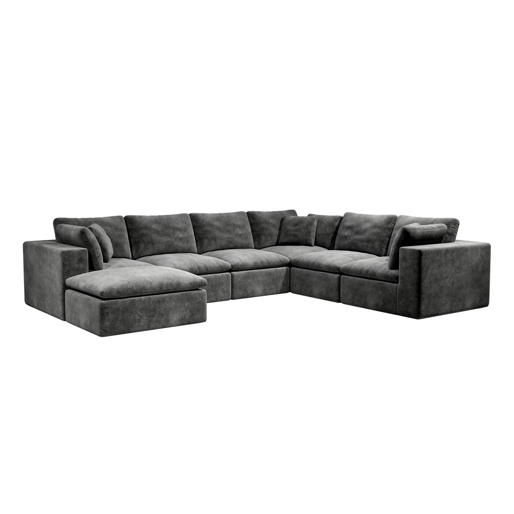 Modular Sectional Sofa - Upholstered Couch for Any Space.