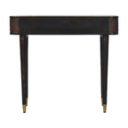 Solid Wood Belmont Console Table,Brown,2-Drawers.
